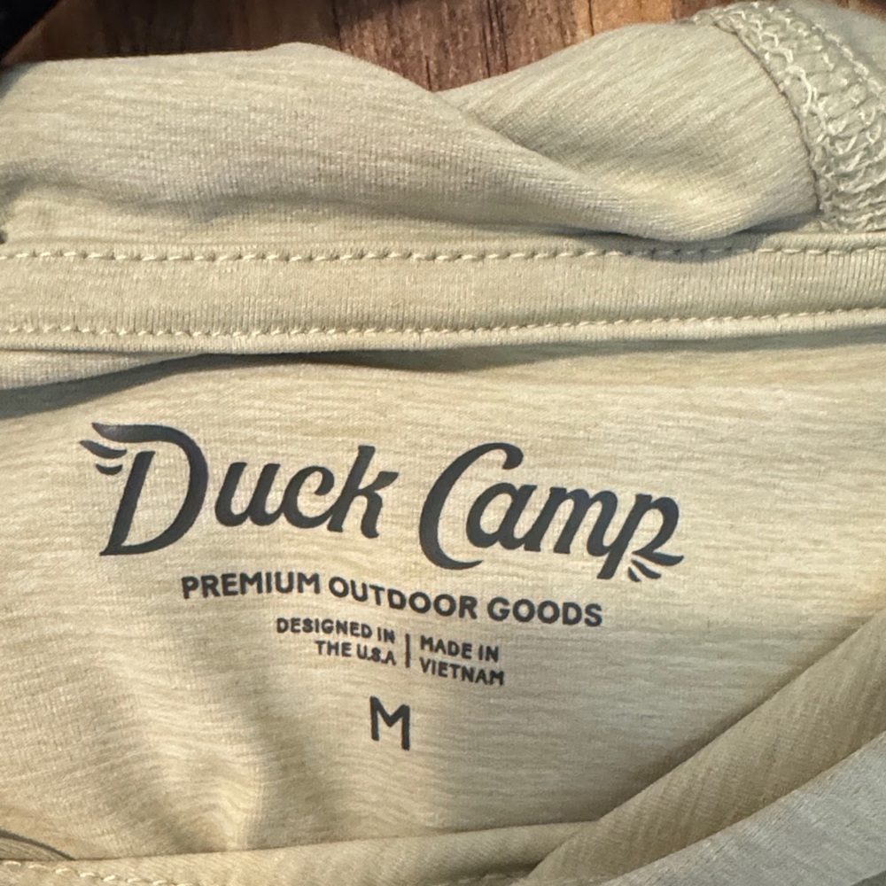 Duck Camp Rockport Hoodie Light Sage Hooded Long Sleeve Top - Picture 2 of 7